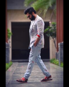 Ram Pothineni Instagram - Chennai..For #TheWarriorr promotions.

Love..
#RAPO 

Wearing :  @khanijo 
Styled by : @harmann_kaur_2.0
