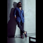 Ram Pothineni Instagram - Gangster Vibes.. For #REDTheFilm promotions. Love.. #RAPO Outfit - @kunalrawalofficial Footwear - @stevemaddenindia Sunglasses- @versace Styled by - @ashwin_ash1 & @hassankhan_3 Clicked by - @eshaangirri