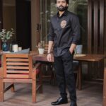 Ram Pothineni Instagram - 🖤 #RAPO Wearing - @manishmalhotra05 Styled by - @ashwin_ash1 Clicked by - @fazalkhann