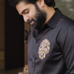Ram Pothineni Instagram – 🖤
#RAPO 

Wearing – @manishmalhotra05
Styled by – @ashwin_ash1 
Clicked by – @fazalkhann