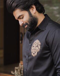 Ram Pothineni Instagram - 🖤
#RAPO 

Wearing - @manishmalhotra05
Styled by - @ashwin_ash1 
Clicked by - @fazalkhann