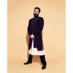 Ram Pothineni Instagram - You say.. Outfit - @manishmalhotra05 Styling - @ashwin_ash1 @hassankhan_3 Pics - @eshaangirri #manishmalhotra #blenderspridefashiontour