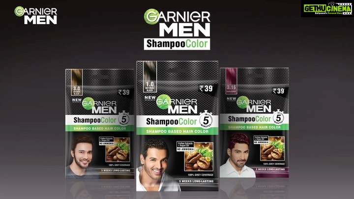 Ram Pothineni Instagram - While trying to 'workout' your New Year's Resolutions, try Garnier Men Shampoo Color by @thegarnierman! 😎 Enriched with nourishing argan oil & dark coffee extracts, this 5-minute solution for your greys will “workout” for sure 🔥 #GarnierMenShampooColor #GreysGoneInJust5 #GarnierMen #ShampooColor #NoAmmoniaHairColor #GreyCoverage #5MinHairColor