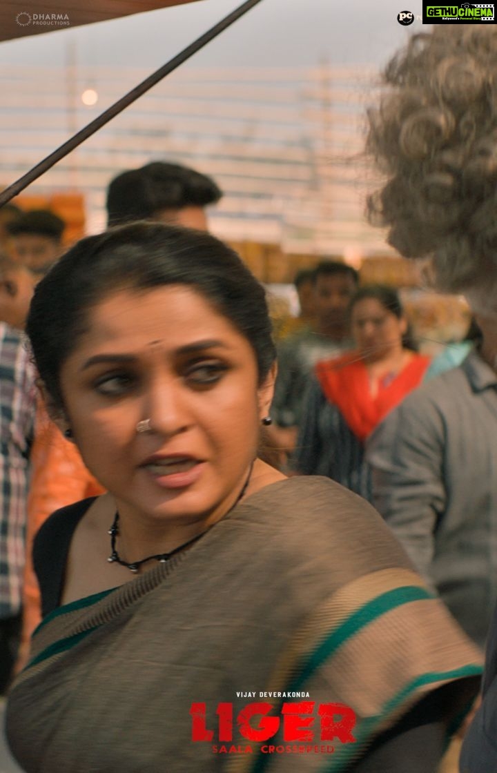 Ramya Krishnan - 80K Likes - She is fierce by nature & gentle by hear
Watch out for the Lady of the House, @meramyakrishnan as the MOTHER of #LIGER
#LigerOnAug25th
@thedeverakonda @ananyapanday @miketyson @karanjohar #PuriJagannadh @charmmekaur
@apoorva1972 @ronitboseroy @vish_666
@azeemdayani @dharmamovies @sonymusicindia @sonymusic_south @aafilms.official