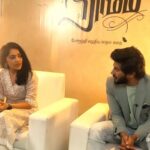 Ramya Subramanian Instagram - I thought I saw Adi but then ….. 🙃🙆🏻‍♀️🙇🏻‍♀️ Thank you Adi/ Ram / @dqsalmaan for being the coolest one in the block ♥️🤗. We spoke lot more cooler stuff for @fcompanionsouth 🙋🏻‍♀️. Hit the link in my story to watch it in live 👍🏻😀🙏🏻.