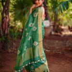 Rashmi Gautam Instagram – Absolutely in love with this handloom Kota organza easy to drape light weight saree from @houseof_katha 
💚 💚💚💚💚💚💚
P.c @ekorphotography