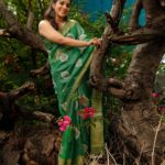 Rashmi Gautam Instagram - Absolutely in love with this handloom Kota organza easy to drape light weight saree from @houseof_katha 💚 💚💚💚💚💚💚 P.c @ekorphotography