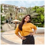 Rashmika Mandanna Instagram – Love it when I travel and love it more when and if it’s for work!! 💛🐣 The St. Regis Saadiyat Island Resort, Abu Dhabi