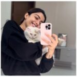 Rashmika Mandanna Instagram - Everyone… introducing Snow! 🤍😚 I think in 3 more years my house is going to turn into a lil jungle 🥲💘