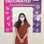 Raveena Daha Instagram – Got vaccinated ☺️☺️(1st dose )
#covid_19 #vaccinationdone✔️ #ᴠᴀᴄᴄɪɴᴇᴅᴀʏ💉