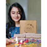 Raveena Daha Instagram – Customised Rakhi gift hamper from: @anscollection7 😍😍
As rakhi is nearing all the sisters out there do order your customised name rakhi From @anscollection7 For your brother(s).🥰🥰🥰
Advance rakhi wishes @heregoesrahul @venkates_virat 😝
#raveena #raveenadaha