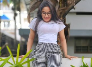 Raveena Daha Instagram - Dream a Little dream my love 🖤 Outfit from: @_nandhu__botique 🦋🦋