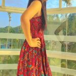 Raveena Daha Instagram - Ale ale😘❤️ Just for the location ! Outfit from: @la_robe_fashion ❤️