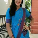 Raveena Daha Instagram - உன் மீசை முடியை பின்னி மோதிரமா போட்டுக்கறேன்🙈💙 #reelit #raveena #raveenadaha