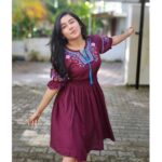 Raveena Daha Instagram - சற்று முன்பு பார்த்த மேகம் மாறி போக..🤍✨ Cute frock from: @la_robe_fashion 😍😍 #raveena #raveenadaha