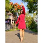 Raveena Daha Instagram - Turn around, look at what you see, yeah In her face, the mirror of your dreams ❣️ Outfit from: @kitty_scorner 🦋 #raveena #raveenadaha