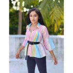 Raveena Daha Instagram - I consider myself a crayon 🖍️ I might not be your favourite colour but you will need me to complete your picture ! 💯💯 🌈 Outfit from: @thamizhi_creationzz❤️ . #raveena #raveenadaha
