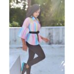 Raveena Daha Instagram - I consider myself a crayon 🖍️ I might not be your favourite colour but you will need me to complete your picture ! 💯💯 🌈 Outfit from: @thamizhi_creationzz❤️ . #raveena #raveenadaha