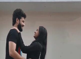 Raveena Daha Instagram - With ungal kadhal mannan "the 10 mani dream boy"😂❤️ @rahulramofficial_ 😍 #raveena #raveenadaha #rahulram