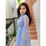 Raveena Daha Instagram - How many butterflies? 🦋💙 Outfit from :@fashionspirit6 😍 #raveena #raveenadaha