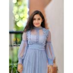 Raveena Daha Instagram - How many butterflies? 🦋💙 Outfit from :@fashionspirit6 😍 #raveena #raveenadaha