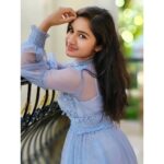 Raveena Daha Instagram - How many butterflies? 🦋💙 Outfit from :@fashionspirit6 😍 #raveena #raveenadaha