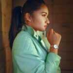 Raveena Daha Instagram – My @danielwellington is a classic and matches all my styles🤩. Use my code RAVEENAJ to get a 15% off on your purchase on their website. #DanielWellington. #raveena #raveenadha
