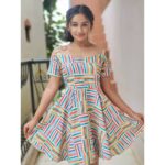 Raveena Daha Instagram - விழிகளில் ஒரு வானவில் 🌈💙 Outfit from @_bubbly_fashion_ 😍 #raveena #raveenadaha
