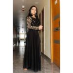Raveena Daha Instagram - கண்ணில் எழுதும் கண்மை நிறமே 🖤 Outfit from:@bhuwi_collectionss 😍 #raveena #raveenadaha