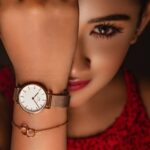 Raveena Daha Instagram - Don't you have a @danielwellington watch yet? Now’s the time 😱 Showing off my #DanielWellington Petite Melrose watch and Elan Unity Bracelet, both in Rose Gold 🤩 Use my code RAVEENAJ to get a 15% off on your purchase on their website. Happy Shopping!!! 🎁 Pc:📸 @harikumar.gk #raveena #raveenadaha #danielwellington