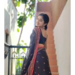 Raveena Daha Instagram - சொல்லாமல் தொட்டுச் செல்லும் தென்றல்✨ Saree from:@the_shop_valley 🦋 #raveena #raveenadaha