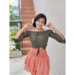 Raveena Daha Instagram - Retro✨ Top from :@trendy_fashion_coll 💜 #raveena #raveenadaha