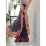 Raveena Daha Instagram - சொல்லாமல் தொட்டுச் செல்லும் தென்றல்✨ Saree from:@the_shop_valley 🦋 #raveena #raveenadaha