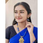 Raveena Daha Instagram - காதலே என் காதலே என்னை என்ன செய்யப் போகிறாய் 🤭💙 Accessories from : @sparkle_zone_ 😍😍 Best silk thread jewelry ❤️💯✨ (Enna seiyya poranga nu comment la soldravan ellam vazhka poora single ah dhaan saavan 🤣)