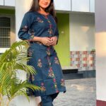 Raveena Daha Instagram - உனக்கே உயிரானேன் எந்நாளும் எனை நீ மறவாதே🦋🫶✨ Beautiful and comfy kurti set from @gv_trend_boutique 😍 #raveena #raveenadaha