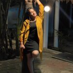 Raveena Daha Instagram - 🖤✨🖤 Brown long coat from @the_neska 🔥🔥 #raveena #raveenadaha