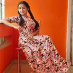 Raveena Daha Instagram – Beautiful butterfly frock from: @pavie27 😍😍🦋🦋🦋
#raveena #raveenadaha