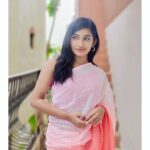 Raveena Daha Instagram - 🤍💗🤍 Saree from : @south_indian_fasion 🌈 #raveena #raveenadaha