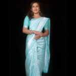 Raveena Daha Instagram - காமன் நாட்குறிப்பில் காதல் கதையானோம்💙 Saree from:@star_collectionsss #raveena #raveenadaha