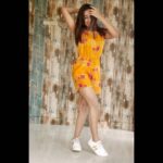 Raveena Daha Instagram - Cute jumpsuit from:@hemu_collections27 ❤️ Take me back to the night we met💙 #raveena #raveenadaha