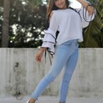 Raveena Daha Instagram - 🤍☁️💙 Top from: @uni.que.business #raveena #raveenadaha