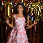 Raveena Daha Instagram - Enjoy your last year before you're legally an adult 🤪💯❤️ H&M - @nikvika_bridal_makeover 😘 . Shot by - @studiodk360 📸 . Outfit- @designed_by_sindhu . Special thanks to @boobalan1010 😍 . #raveena #raveenadaha #birthday #steppinginto17
