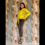 Raveena Daha Instagram – 💛
Shirt from : @fashion_gallery_19 🥀

#raveena #raveenadaha