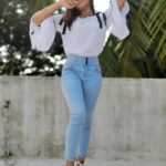 Raveena Daha Instagram - 🤍☁️💙 Top from: @uni.que.business #raveena #raveenadaha