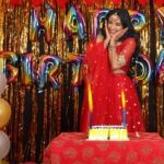 Raveena Daha Instagram - Stepping into 17🦋🤩🥳 Never expected that a photoshoot will turn into such a wonderful birthday celebration😘..Thankioo Dhurga sis and Bala anna for making this day a special one by throwing this surprise celebration❤️.. Thankioo for the beautiful decorations and the special cake✨..Thank you for all the planning and thought that went into creating a beautiful memory for me. I appreciate you so much. I just want to say that I've never felt more cherished and loved .. Thank you so much for having a surprise party for me.🙏🙏🙏💖💖💖 Means a lott😘 Makeup and hair: @nikvika_bridal_makeover 😘 Such a sweetheart she's 💯💯 .. Man behind the lens: @studiodk360 ❤️✨ .. Special thanks to 😍 @boobalan1010 🙏💖 .. Costume:@designed_by_sindhu 💖😍✨ .. #raveena #raveenadaha #steppinginto17 #birthday