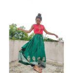 Raveena Daha Instagram - Comment down if you saw any Butterfly🦋❤️ Skirt from: @the_shop_at_corner 😍 #raveena #raveenadha