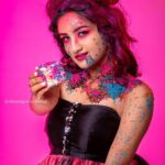 Raveena Daha Instagram - You want a piece of me ?👅❤ In frame : @im_raveena_daha .. Mua : @gayathri6301 @zingcreationsapparels .. Costume designer : @shbu_lakshmi .. Photography : @memorybites_by_kavinraj @chennaigravity .. Cinematography : @devathyan .. Edits : @shotcutsinfinite .. Asst photography : @danielraj_21 .. Asst cinematography : @vsagr .. Studio space : @studiormcs .. #raveena #raveenadaha #candygirl #photoshoot