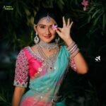 Raveena Daha Instagram - I belong deeply to myself🦋🙈 MUA: @prink_beauty_gardenn_ Costume: @designed_by_sindhujagan Blouse: @j2fashions Jewellery: @new_ideas_fashion Photography: @shivaakrishna #raveena #raveenadaha #pride2020
