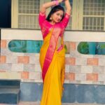 Raveena Daha Instagram – 💛💝💛

Beautiful saree from @rs_fashionss_ 😍

#raveena #raveenadaha