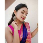 Raveena Daha Instagram - வானவில் நீ சூடிட மேலாடையாகுதே❤❤ Saree from : @thasleem_fashion ❤️ #raveena #raveenadaha